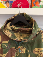 Camo Pullover Hooded Anorak Jacket Sz L