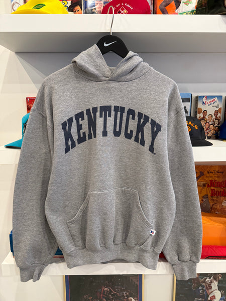 Vintage UK Kentucky Russell Athletic Gray Hoodie Sz M