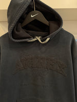 Avirex Black Embroidered Hoodie Sz M/L