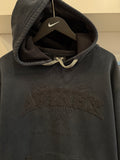 Avirex Black Embroidered Hoodie Sz M/L