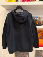 Avirex Black Embroidered Hoodie Sz M/L