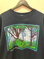 Vintage Great Smokey Mountains Buck Forest Sweatshirt Sz XXL