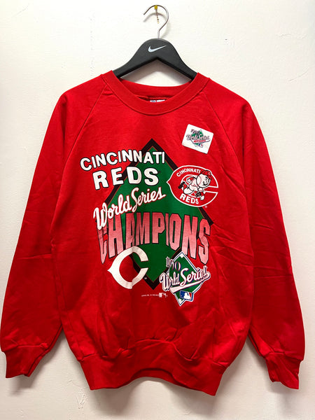 Cincinnati Reds 1990 World Series Champions Sweatshirt - Medium – The  Vintage Store
