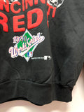 NWT Vintage 1990 Cincinnati Reds World Series Champions Black Sweatshirt Sz M