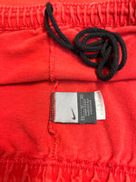 Vintage Red Nike Swoosh Gray Tag Cotton Shorts Sz XL