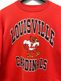 Vintage University of Louisville Cardinals Sweatshirt Sz L
