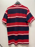 Polo by Ralph Lauren Red, Blue and White Striped Polo Shirt Sz XL