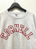 Vintage Cornell University Heather Gray Sweatshirt Sz XL