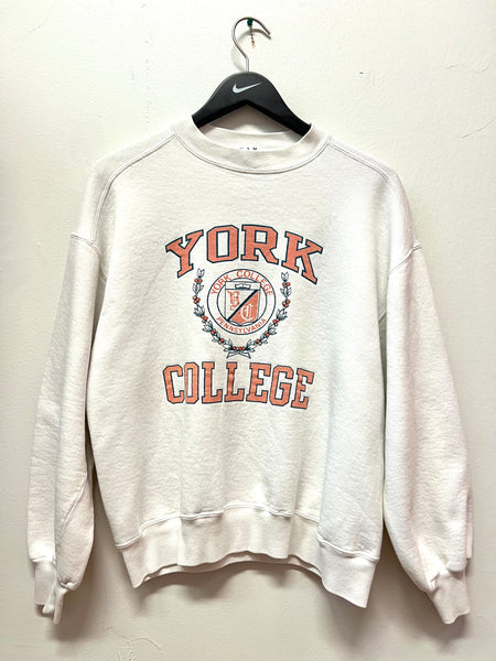 Vintage York College Pennsylvania Gear Sweatshirt Sz M