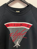 Vintage Bootleg Nike Flight Black Sweatshirt Sz L