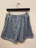 NWT Bravest Studios Graphite Gucci Print Shorts Sz L