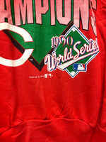 NWT Vintage 1990 Cincinnati Reds World Series Champions Red Sweatshirt Sz L