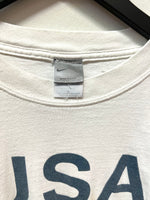 Vintage Nike USA Track & Field White Long Sleeve T-Shirt Sz XL