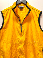 Vintage Yellow Nike Windbreaker Vest Sz M