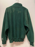 Green Bay Packers Russell Athletic 1/4 Zip Fleece Pullover Jacket Sz M