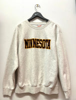 University of Minnesota Varsity Letters Sweatshirt Sz L