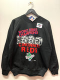 NWT Vintage 1990 Cincinnati Reds World Series Champions Black Sweatshirt Sz L