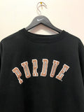 Vintage Purdue University Varsity Letters Sweatshirt Sz XXL