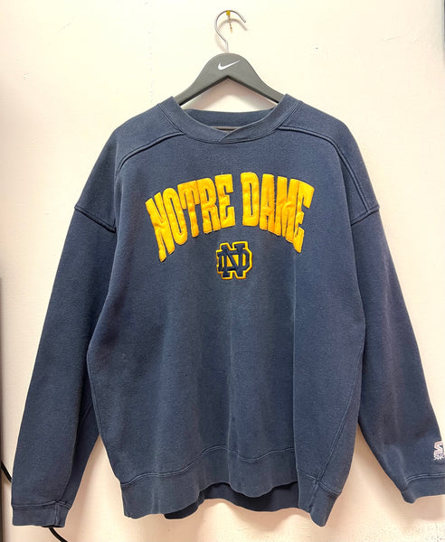 University of Notre-Dame Starter Sweatshirt Sz XXL