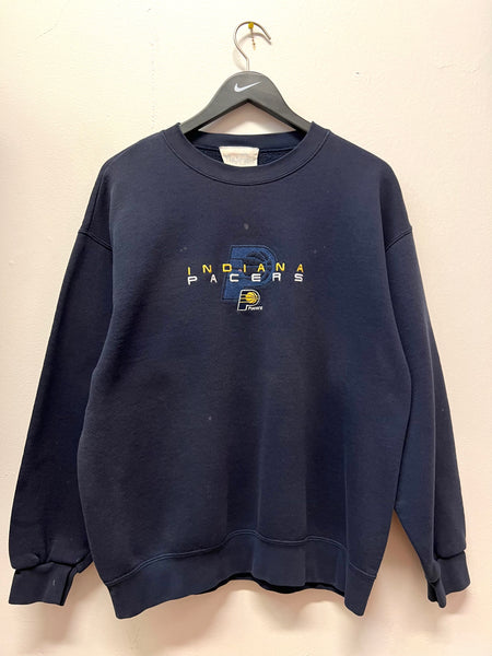 Vintage Indiana Pacers Embroidered Majestic Sweatshirt Sz L