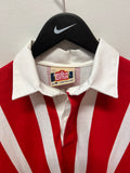 Vintage Candy Striped Rugby Shirt Perfect for IU Games Sz M