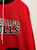 NWT 1993 Vintage Chicago Bulls Hooded Long Sleeve T-Shirt Sz M