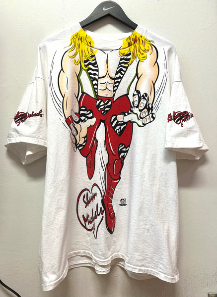 Vintage Shawn Michaels WWF Body Large Graphics T-Shirt Sz XXL