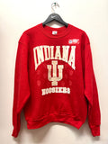 Vintage 1990 IU Indiana University Hoosiers Raised Letters Sweatshirt Sz L