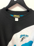 Vintage 1993 Florida Marlins Color Block T-Shirt Sz XL