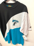 Vintage 1993 Florida Marlins Color Block T-Shirt Sz XL