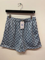 NWT Bravest Studios Graphite Gucci Print Shorts Sz L