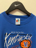 Vintage UK University of Kentucky Basketball Embroidered T-Shirt Sz L