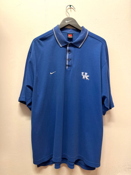 UK University of Kentucky Nike Polo Shirt Sz XL