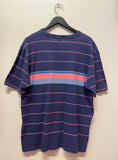 Polo by Ralph Lauren Purple, Blue & Pink Striped T-Shirt Sz XL
