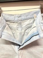 Vintage Lee Jeans Light Wash High Waist Denim Shorts 28” Waist