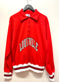 Vintage University of Louisville Russell Athletic 1/2 Zipped Pullover Sz L
