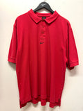 Nike Swoosh Red Polo Shirt Sz XL