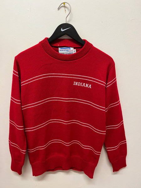 Vintage IU Indiana University Striped Sweater Sz S