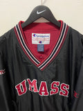 University of Massachusetts Champion Pullover Windbreaker Jacket Sz L