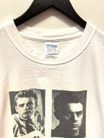 James Dean Black and White Portrait Photos T-Shirt Sz L