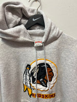 Vintage Washington Redskins Appliqué Gray Hoodie Sz M