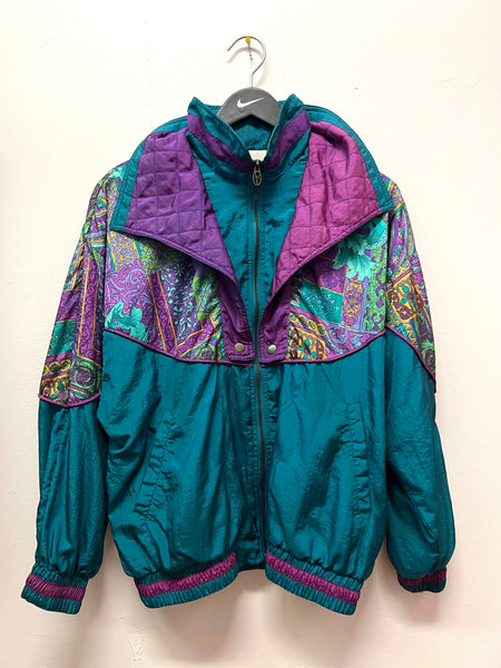 Green and 2025 purple windbreaker