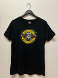 Guns N Roses Harley-Davidson Columbus, IN T-Shirt Sz Women L
