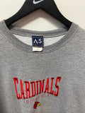 Louisville Cardinals Embroidered Crewneck Sweatshirt Sz XXL