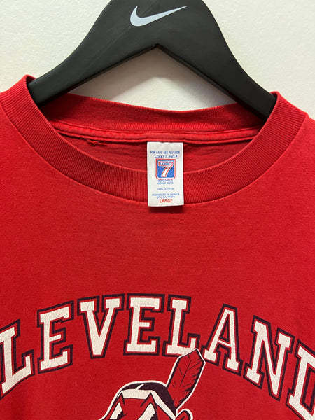 Vintage Cleveland Indians T-Shirt Sz L – 812 Vintage