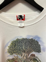 Vintage Disney Animal Kingdom Theme Park Tree of Life White Crewneck Sweatshirt Sz M