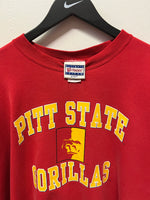 Pitt State Gorillas Crewneck Sweatshirt Sz XL