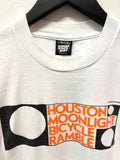 Vintage 1990 Houston Moonlight Bicycle Ramble T-Shirt Sz L