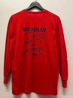 Vintage 1985 Southern Indiana Hilly Hundred Bicycle Race Long Sleeve T-Shirt Sz L