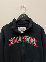 Ball State Cardinals Champion Mock Neck Full Zipped Sweatshirt Sz L